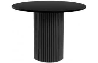 Кухонный стол Барел, 110 х 110, черный / черный