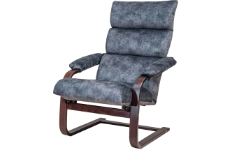 Кресло Квин, Nevada grafit, Орех