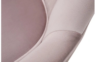 Стул Elegante, мягкий, велюр, жемчужно-серый Colt1001