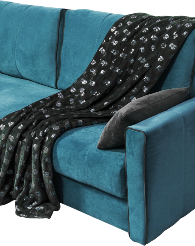 Диван прямой Бали 3, Tenerife deep ocean, Tenerife stone