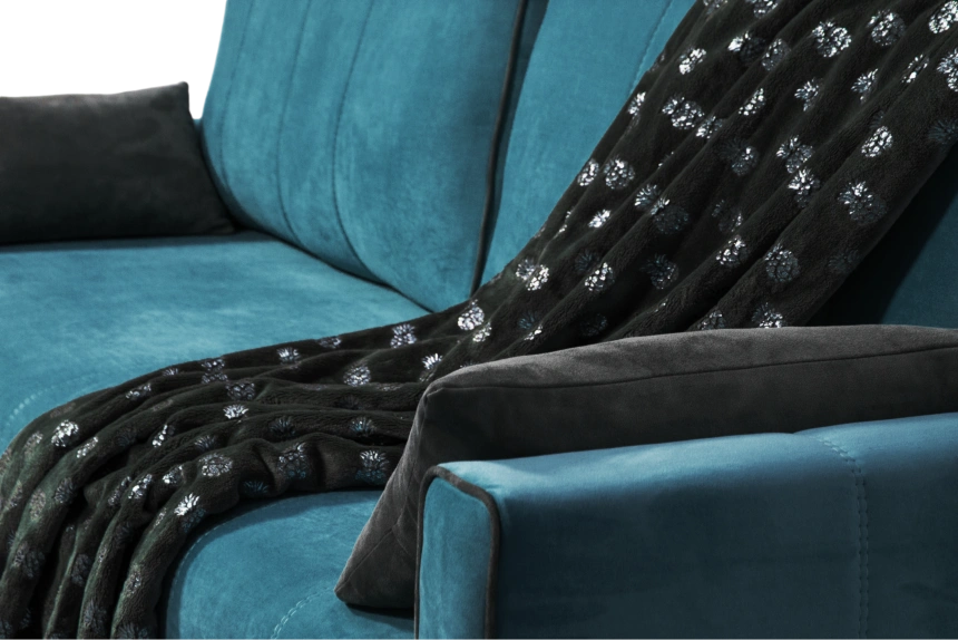 Диван прямой Бали 3, Tenerife deep ocean, Tenerife stone