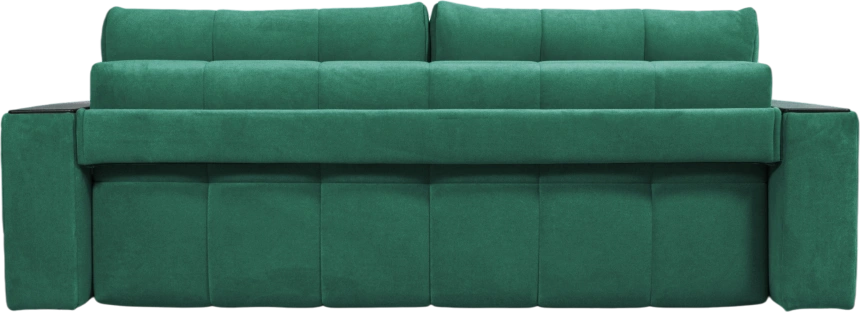 Диван прямой Сиэтл, ткань Lamb emerald, декор Структурный Кофе