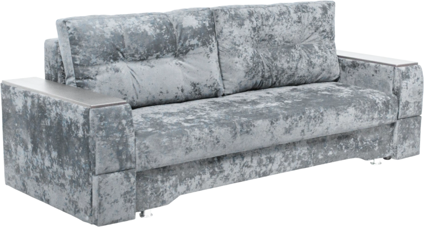 Диван прямой Атлант 2, ткань Kioto dove, декор Венге