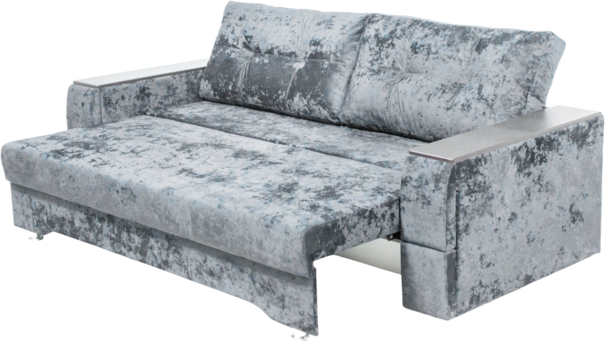 Диван прямой Атлант 2, ткань Kioto dove, декор Венге