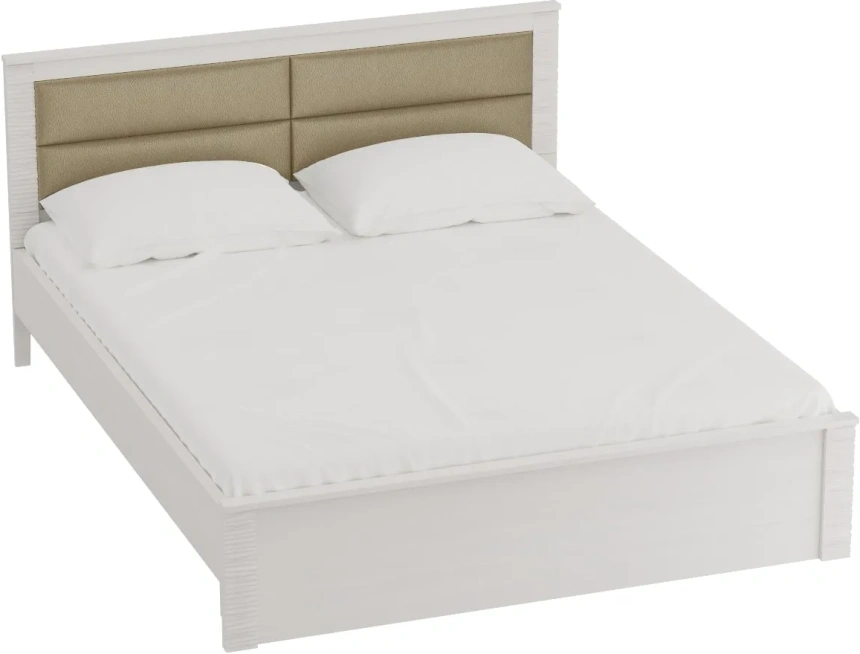 Кровать Элана 140, полутораспальная, бодега белая