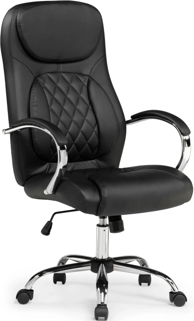 Компьютерное кресло Tron, экокожа черный