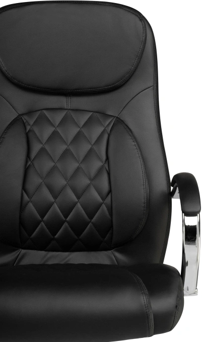 Компьютерное кресло Tron, экокожа черный