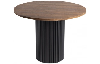 Кухонный стол Барел, 110 х 110, орех кантри / черный