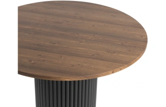 Кухонный стол Барел, 110 х 110, орех кантри / черный