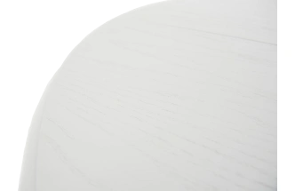 Кухонный стол Фабрицио 1, D 100, эмаль белая, каркас белый