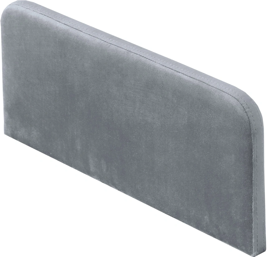 Кровать односпальная Дрим СТАНДАРТ, велюр Мора серый