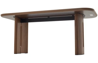 Кухонный стол Bark 180, цвет CA035, керамика, орех