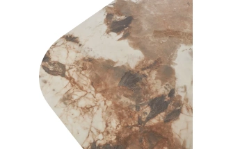 Кухонный стол Bark 180, цвет CA035, керамика, орех