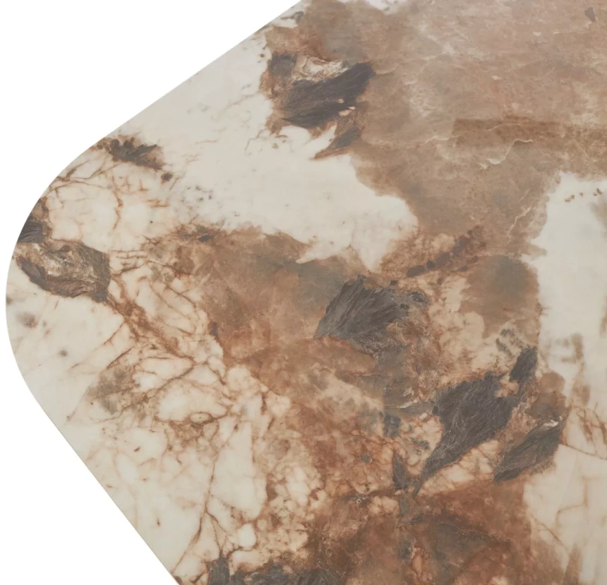 Кухонный стол Bark 180, цвет CA035, керамика, орех