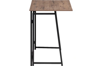 Стол компьютерный Бринг, складной, дуб велингтон / черный