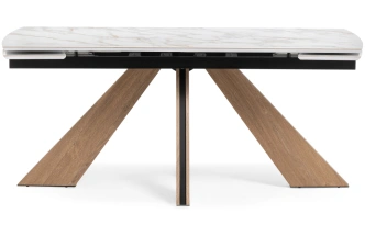 Кухонный стол раздвижной Шаннон 180(240), керамика, carla larkinm / дуб монтана