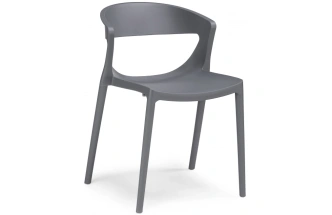 Стул Градно, пластиковый, серый