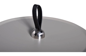 Журнальный стол 58DB-ET17040, 45x45x63, МДФ, светло-серый / черный