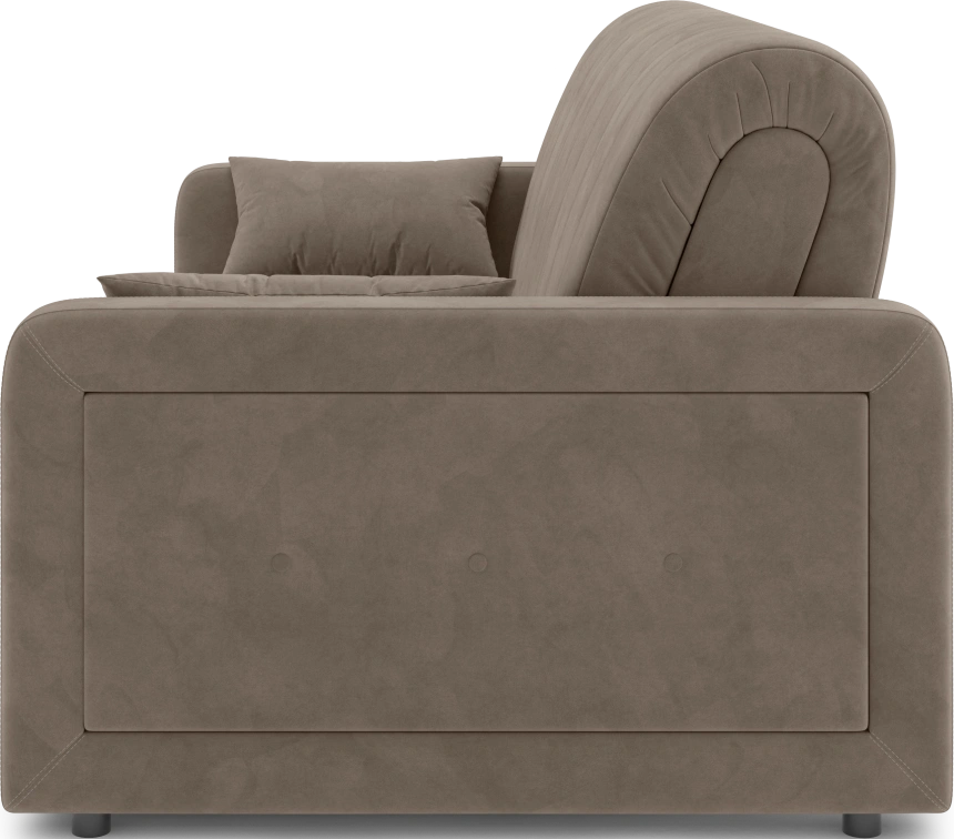 ​Диван прямой Борго 160, модель 107, Ultra Beige (бежевый) / венге