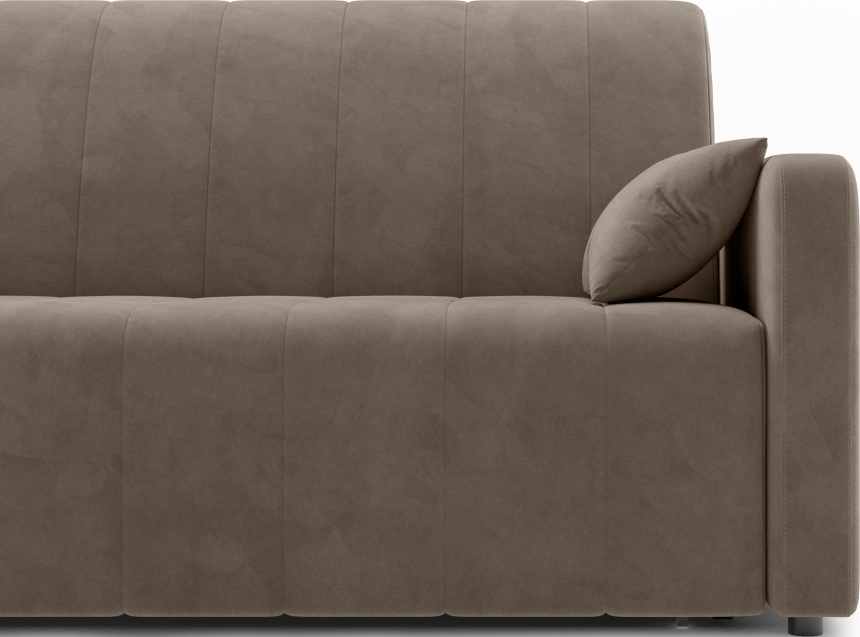 ​Диван прямой Борго 160, модель 107, Ultra Beige (бежевый) / венге