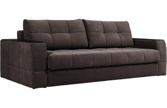 Диван прямой Сиэтл, ткань Lamb vision, декор Структурный Кофе