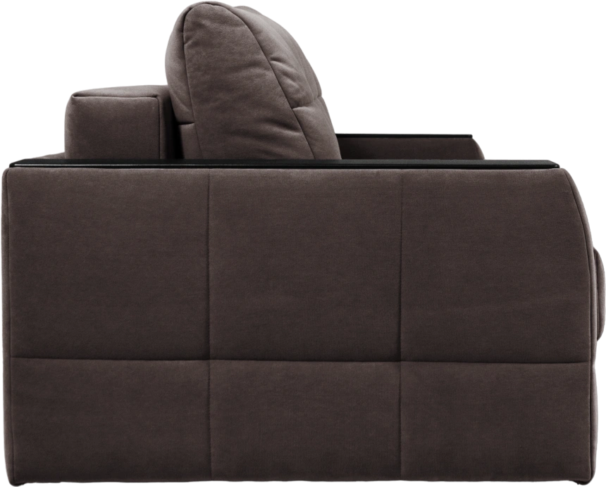 Диван прямой Сиэтл, ткань Lamb vision, декор Структурный Кофе