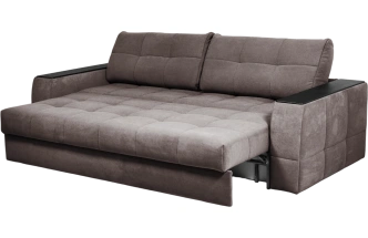 Диван прямой Сиэтл, ткань Lamb vision, декор Структурный Кофе