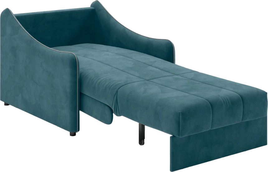 Кресло-кровать Дели 80, модель 032, Ultra Atlantic​ / Ultra Dove (синий)