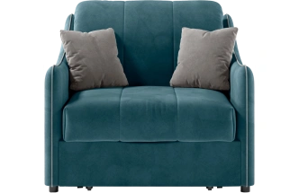 Кресло-кровать Дели 80, модель 032, Ultra Atlantic​ / Ultra Dove (синий)