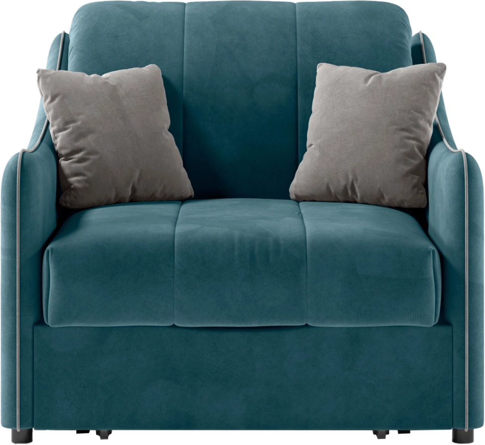 Кресло-кровать Дели 80, модель 032, Ultra Atlantic​ / Ultra Dove (синий)