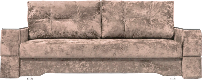 Диван прямой Атлант 2, ткань Kioto rose, декор венге