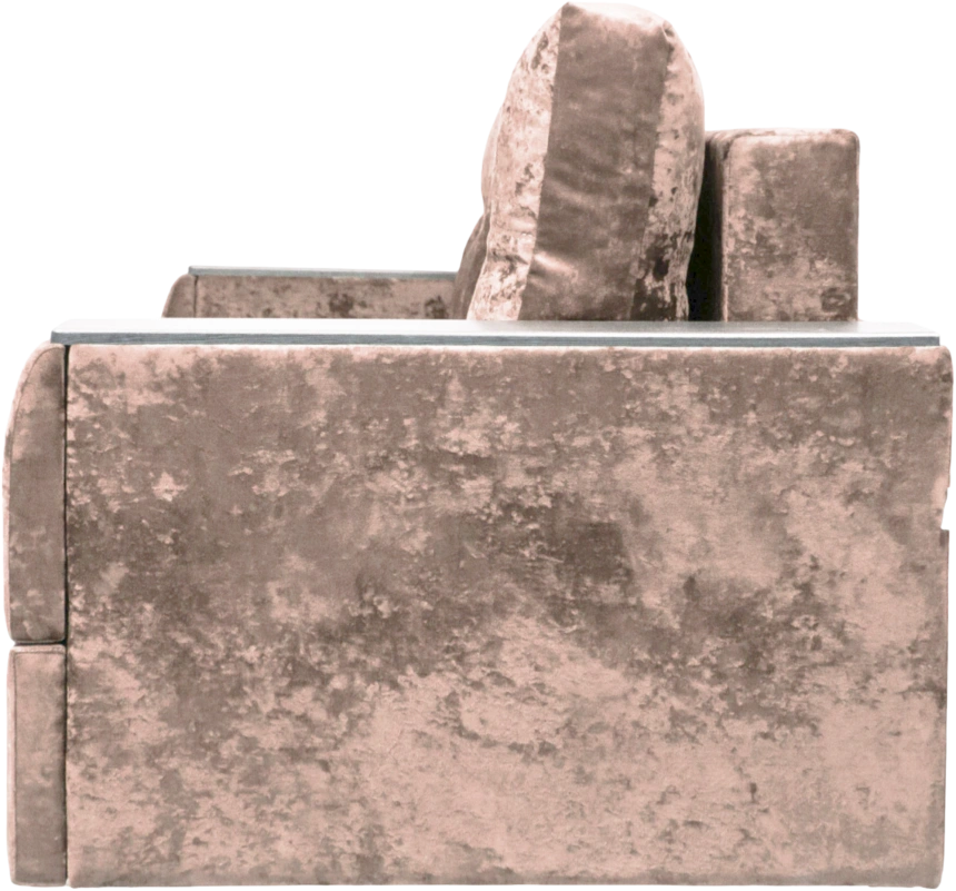 Диван прямой Атлант 2, ткань Kioto rose, декор венге