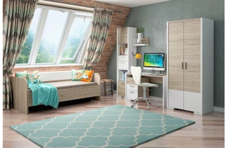 Стол Венето, Дуб санремо/Белый