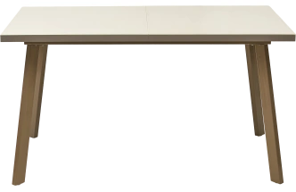 Кухонный стол раздвижной Форел 120, капучино, стекло, капучино