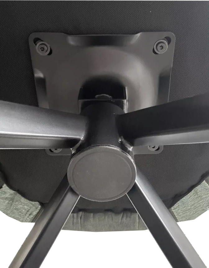 Стул Berries, мягкий, поворотный, зеленый Loris-39, темно-зеленый 7525-156, велюр, черный каркас