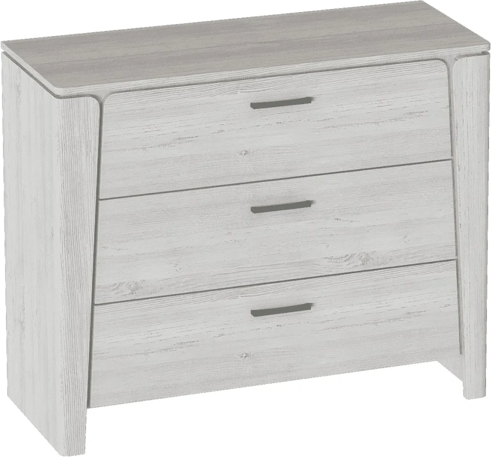 Комод Мальта, с 3-мя ящиками, дуб винтерберг