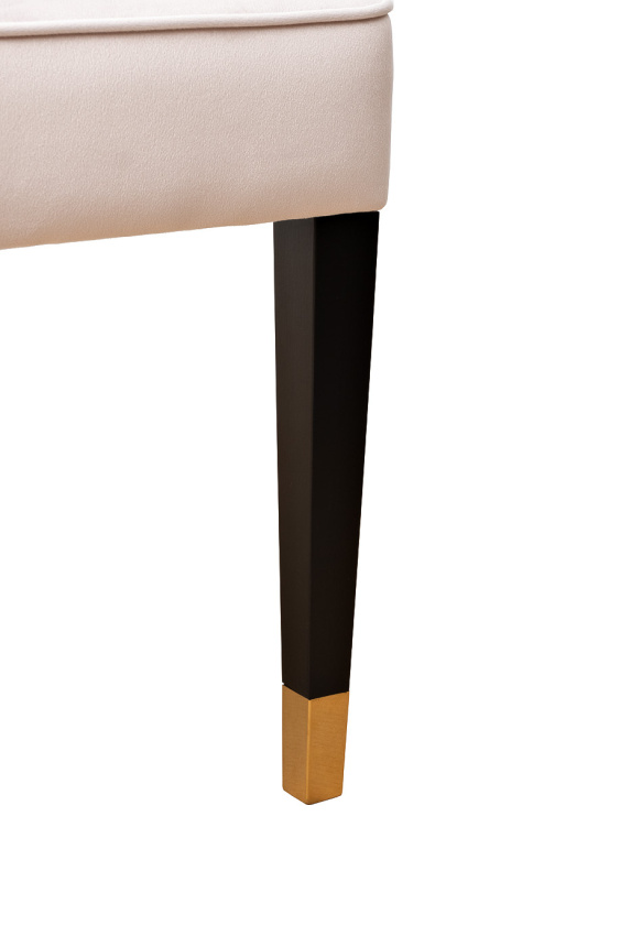 Стул Elegante, мягкий, велюр, светло-бежевый Colt002 