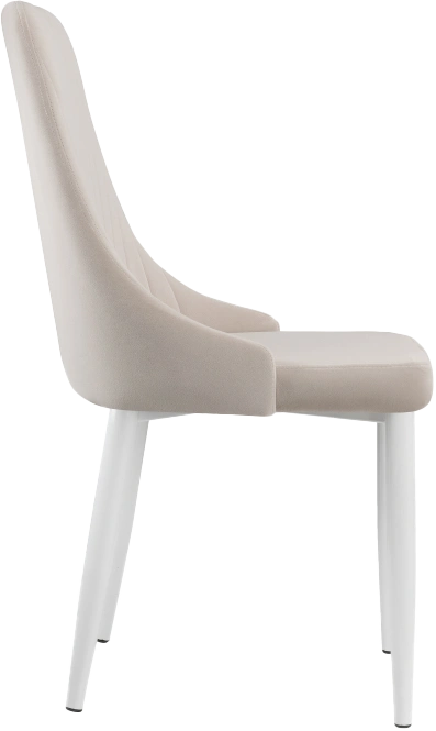 Стул Kora, на металлокаркасе, white / beige
