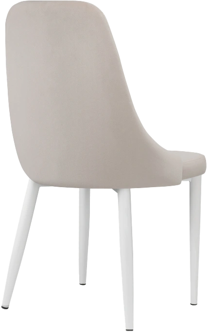Стул Kora, на металлокаркасе, white / beige