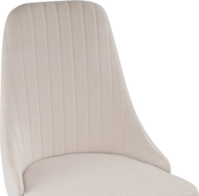 Стул Kora, на металлокаркасе, white / beige