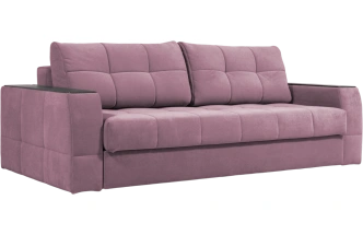 Диван прямой Сиэтл, ткань Lamb plum, декор Структурный Кофе