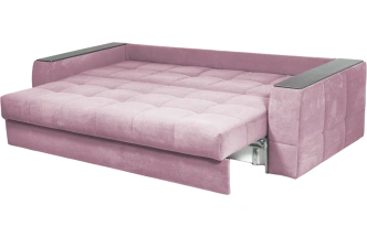 Диван прямой Сиэтл, ткань Lamb plum, декор Структурный Кофе