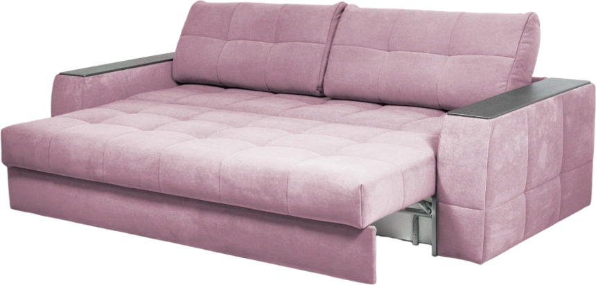 Диван прямой Сиэтл, ткань Lamb plum, декор Структурный Кофе