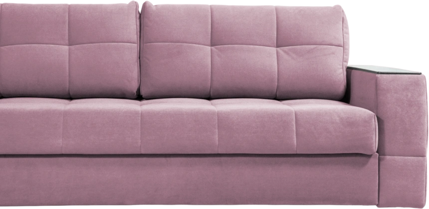 Диван прямой Сиэтл, ткань Lamb plum, декор Структурный Кофе