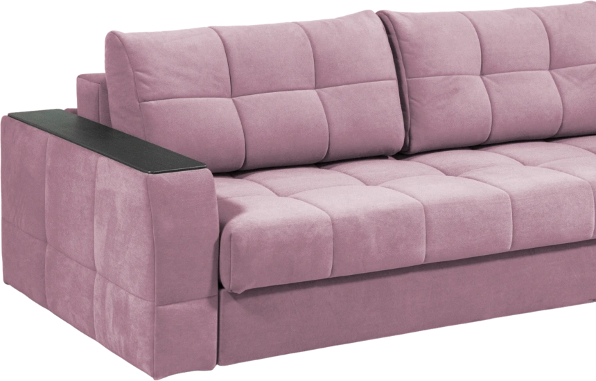 Диван прямой Сиэтл, ткань Lamb plum, декор Структурный Кофе
