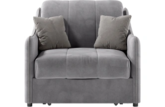 Кресло-кровать Дели 80, модель 032, Ultra Grey / Ultra Dove (серый)