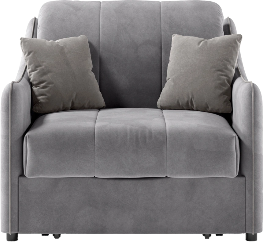 Кресло-кровать Дели 80, модель 032, Ultra Grey / Ultra Dove (серый)