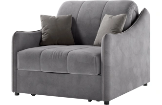 Кресло-кровать Дели 80, модель 032, Ultra Grey / Ultra Dove (серый)