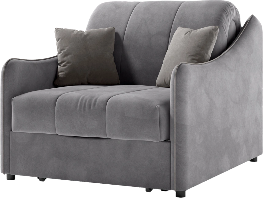 Кресло-кровать Дели 80, модель 032, Ultra Grey / Ultra Dove (серый)