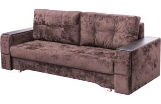 Диван прямой Атлант 2, ткань Kioto jave, декор венге